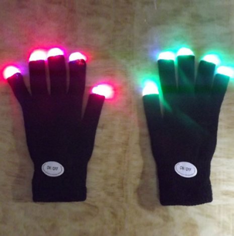Светодиодные  перчатки 1 поколения
