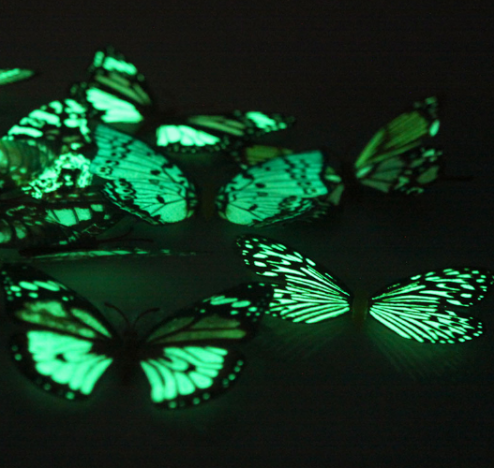 Декоративные светящиеся бабочки на магнитах